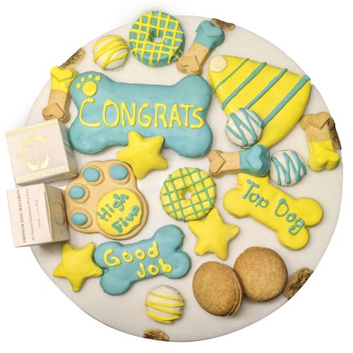 Congrats Themed Dog Treats Gift Box Congrats Themed Dog Treats Gift Box
